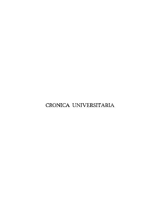 Cronica Universitaria