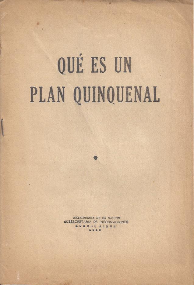 Que es un Plan Quinquenal