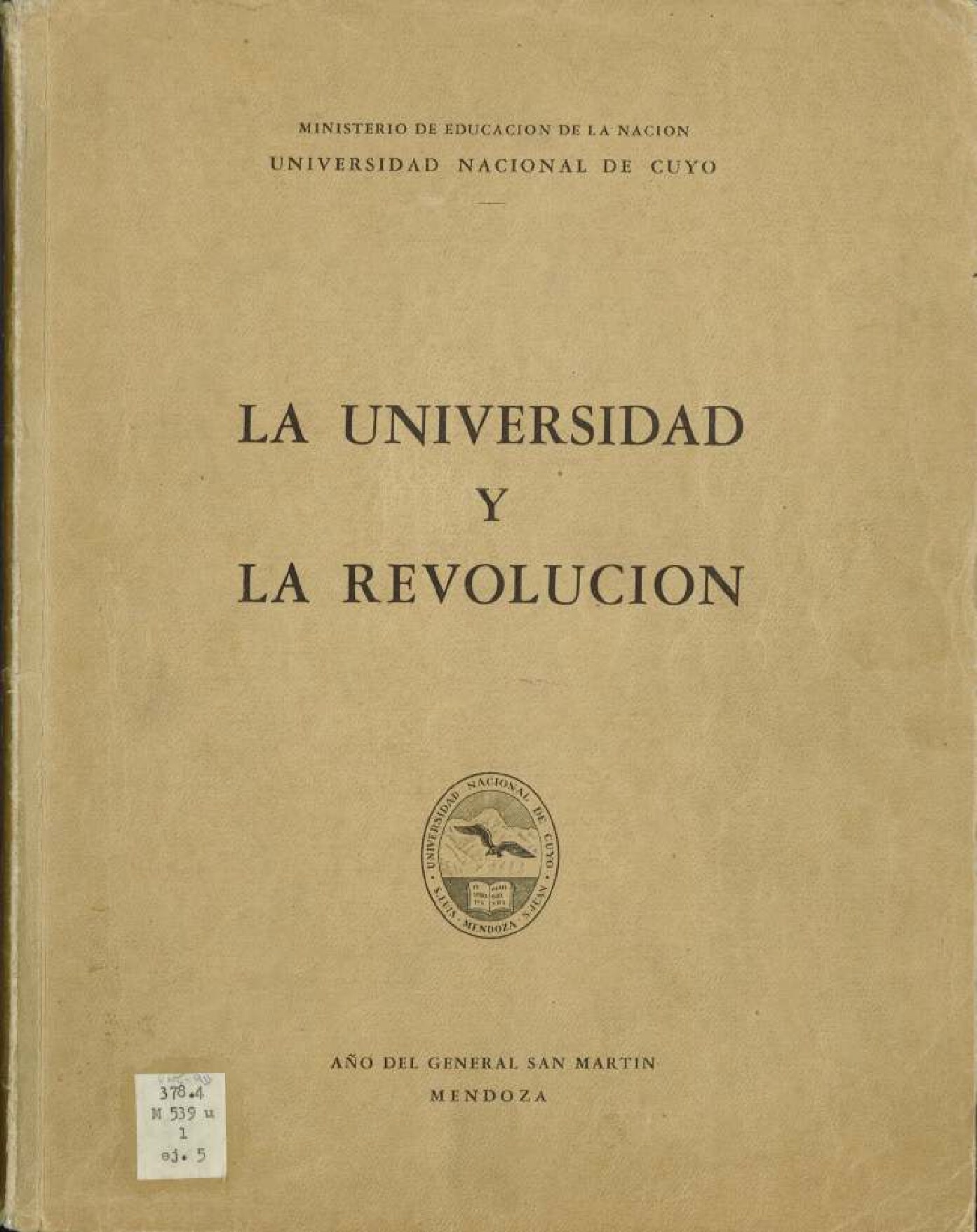 La universidad y la revolución
