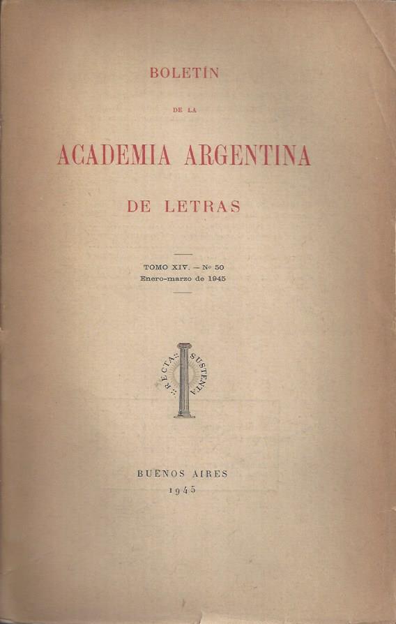 Homenaje a Cervantes - Academia Argentina de Letras - Boletin N° 61 - 1947