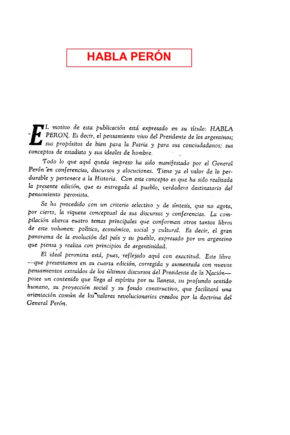 Habla Peron